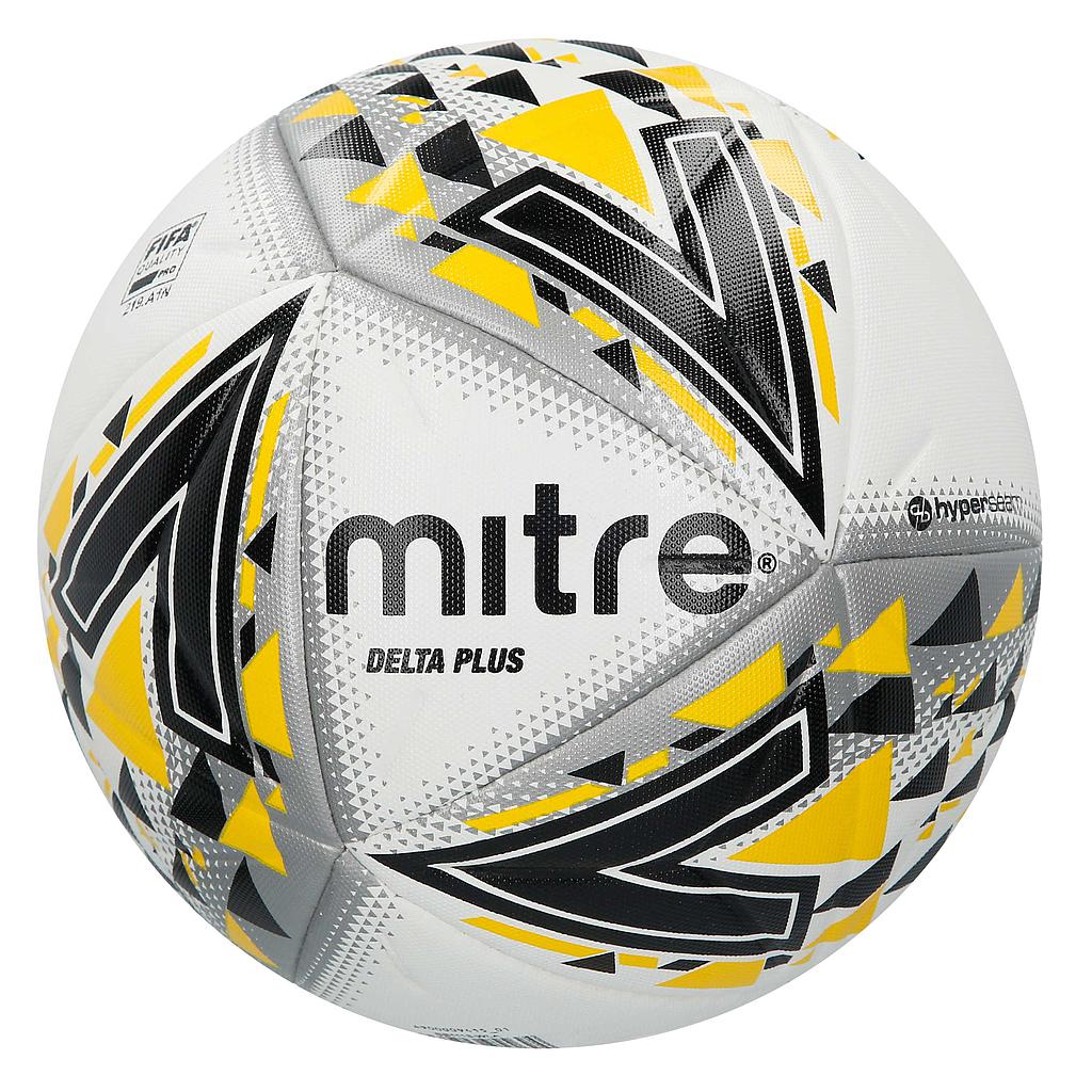 Football Mitre Delta+ Professional whi blk yellow FIFA Pro