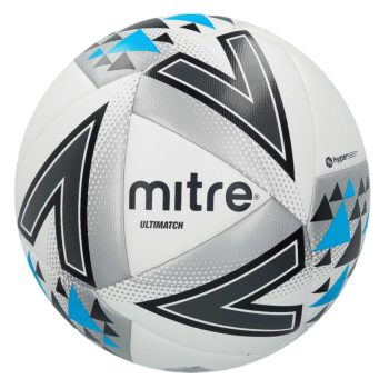 Football Mitre Ultimatch match whi sil blu