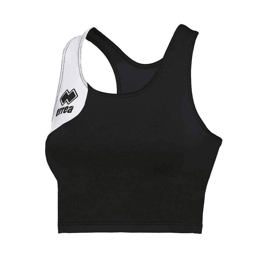 Errea Running Ladies Top black white