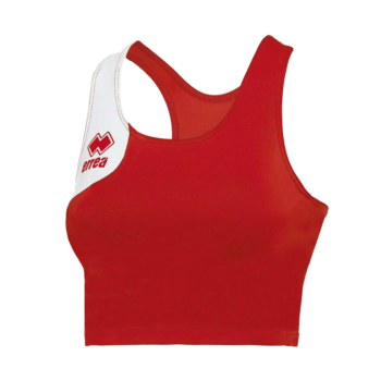 Errea Running Ladies Top red white