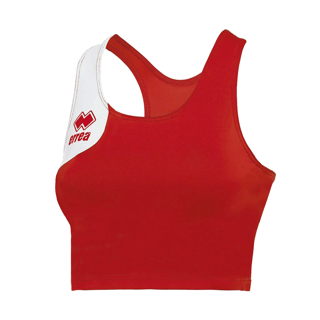 Errea Running Ladies Top red white