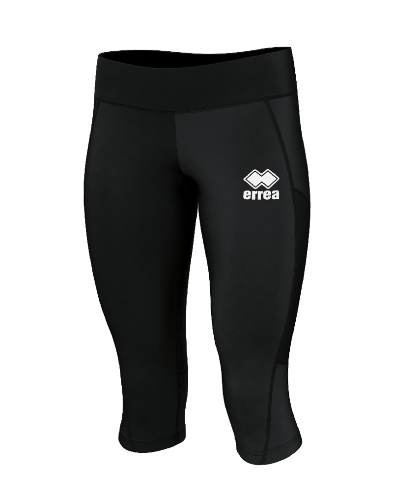 Errea Running Ladies three quarter Tight black