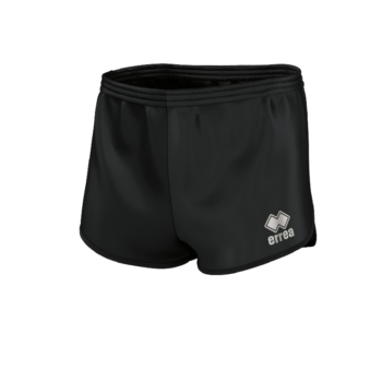 Errea Running Short lined with back pocket black