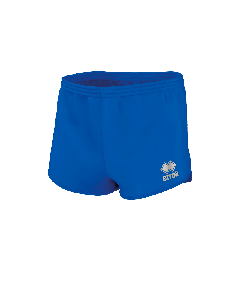 Errea Running Short lined with back pocket blue