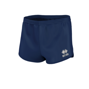 Errea Running Short lined with back pocket navy