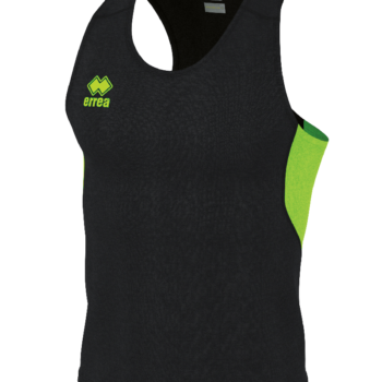 Errea Running Smith Singlet black flou green