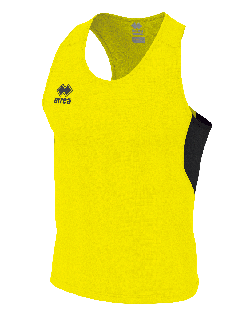 Errea Running Smith Singlet flou yellow black