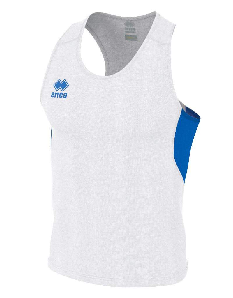 Errea Running Smith Singlet white blue