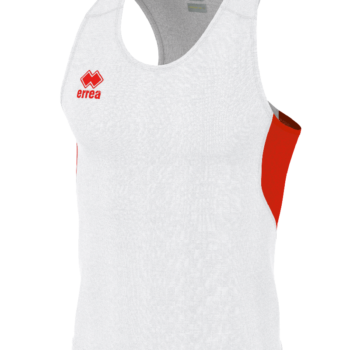 Errea Running Smith Singlet white red