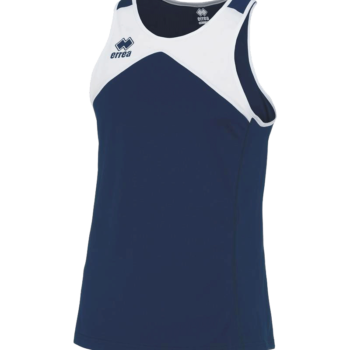 Errea Running Stef Singlet navy white