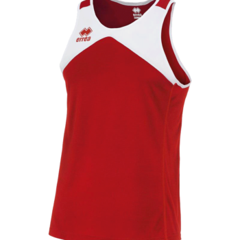 Errea Running Stef Singlet red white