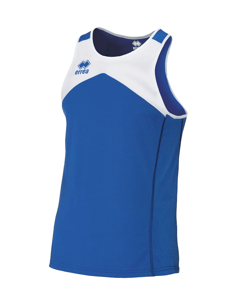 Errea Running Stef Singlet royal white