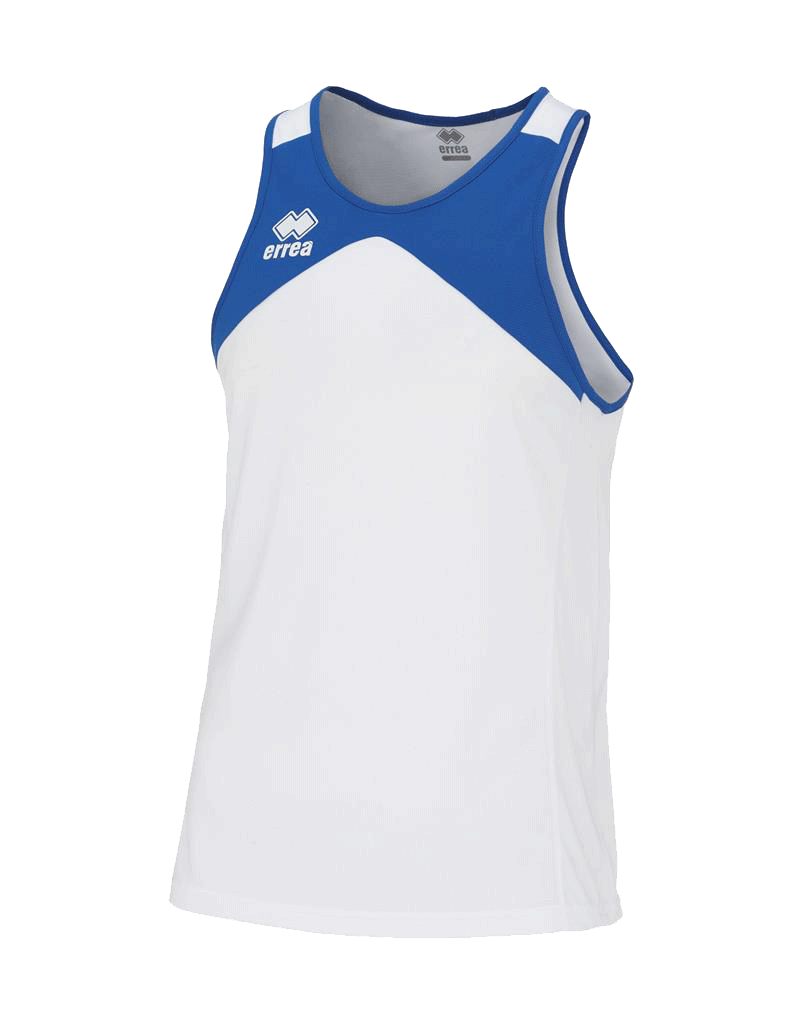 Errea Running Stef Singlet white blue