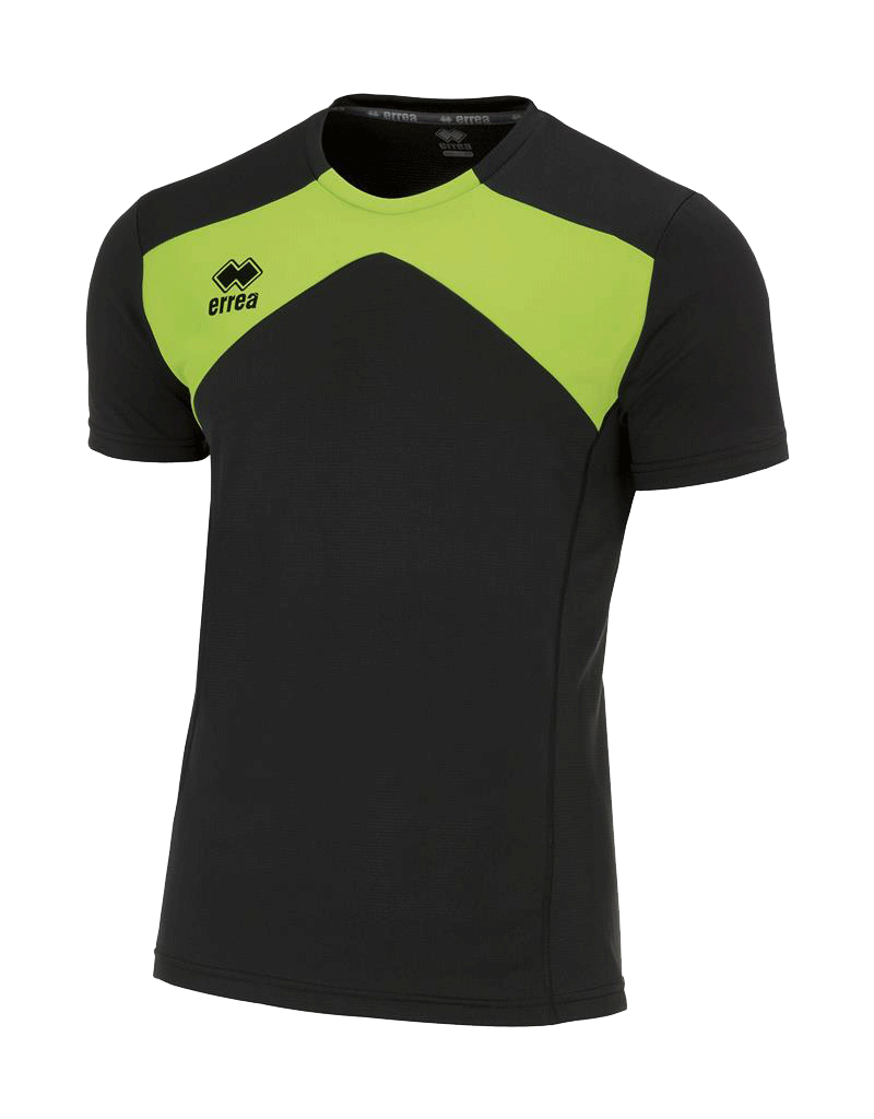 Errea Running Tee black flou green