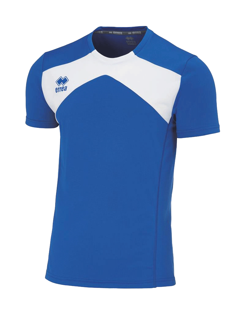 Errea Running Tee blue white