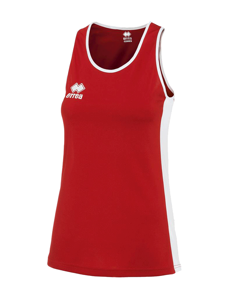 Basketball Ladies Vest Rach red white