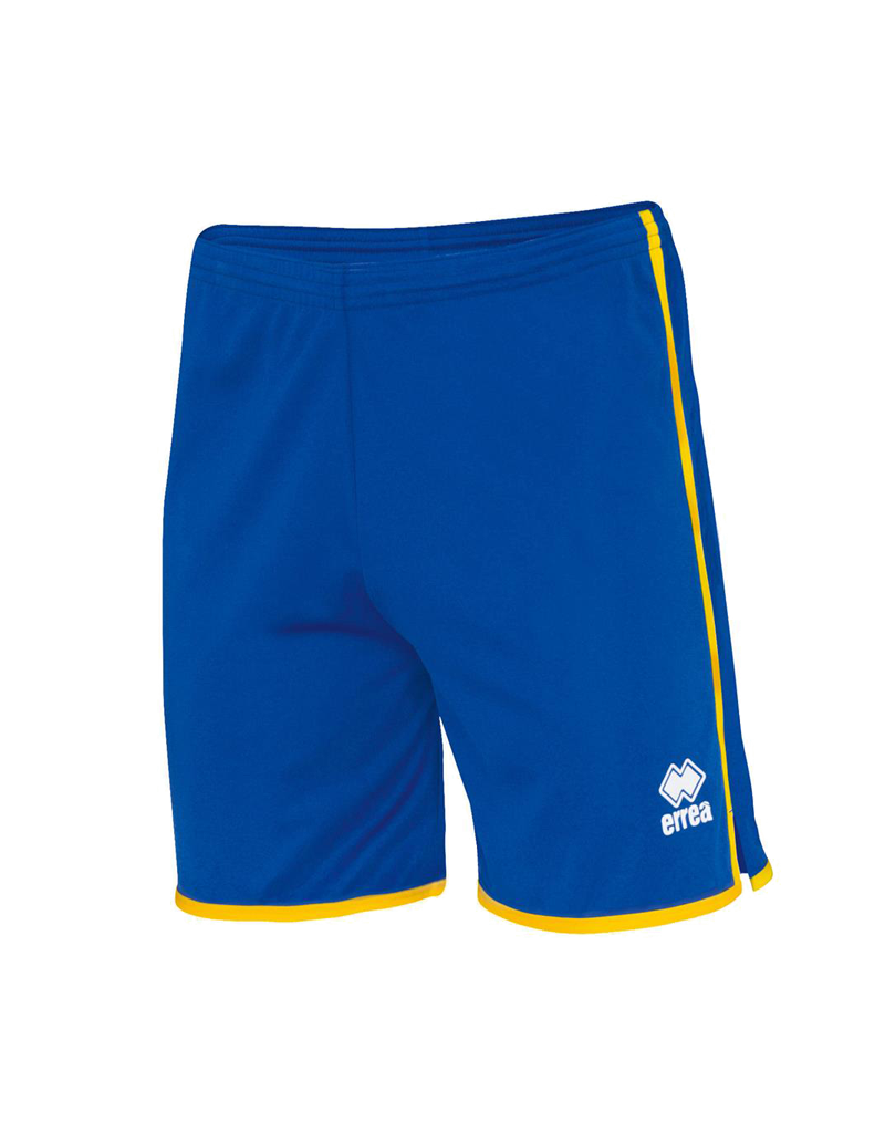 Errea Short blue yellow stripe