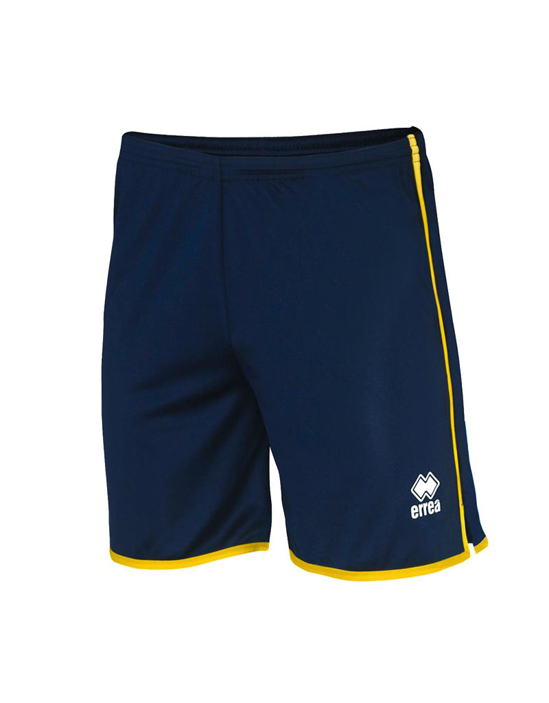 Errea Short navy yellow stripe