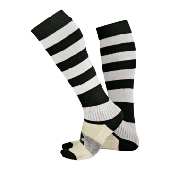 Errea Sock Hooped black white