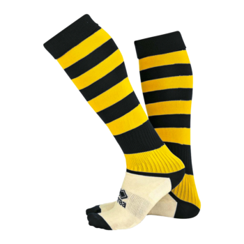 Errea Sock Hooped black yellow