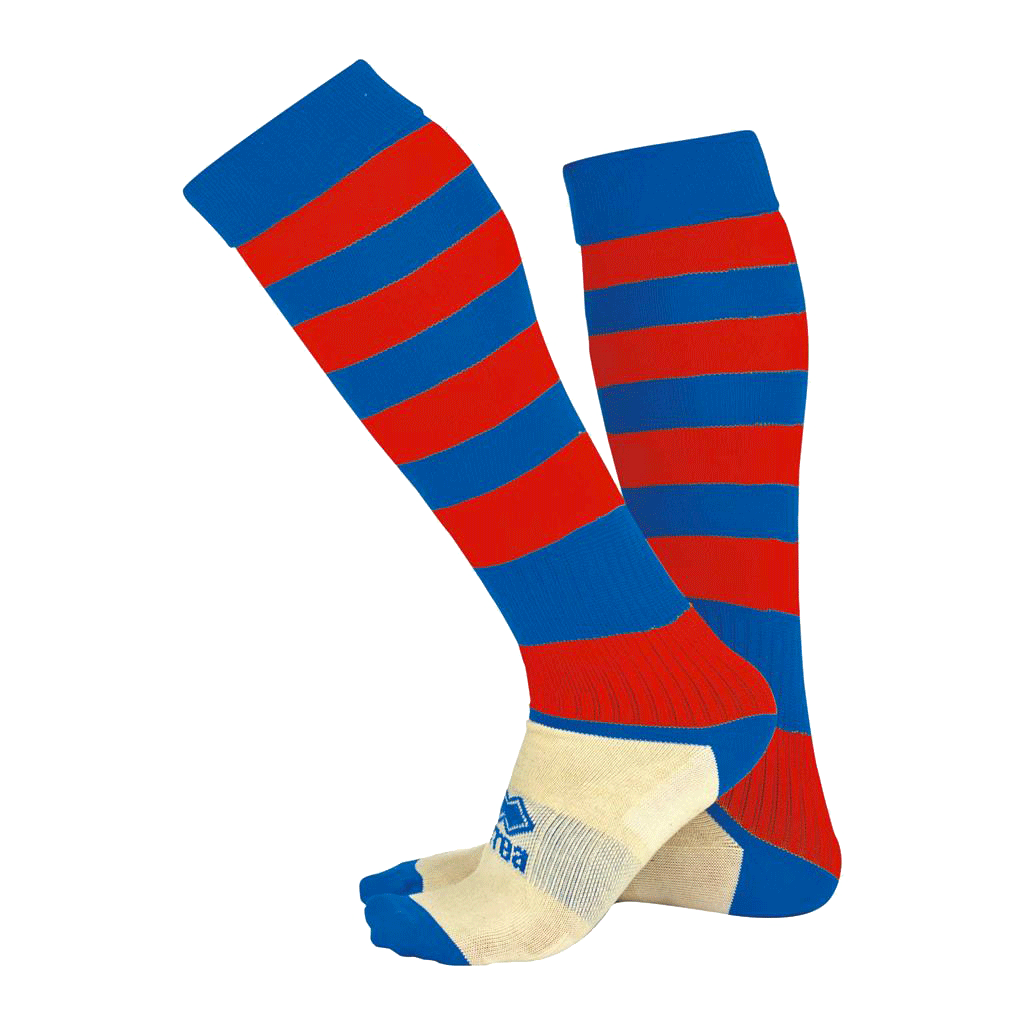 Errea Sock Hooped blue red