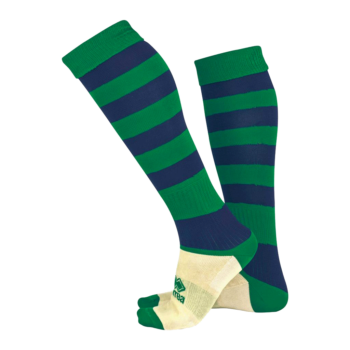 Errea Sock Hooped green navy