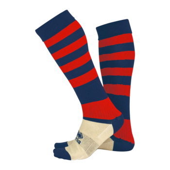 Errea Sock Hooped navy red