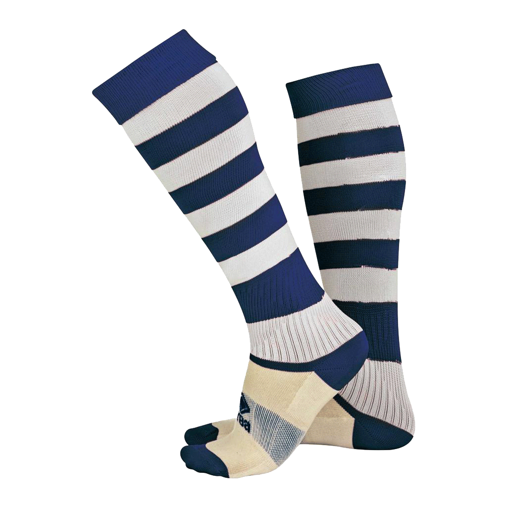 Errea Sock Hooped navy white