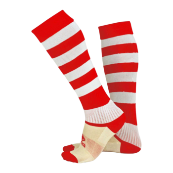 Errea Sock Hooped red white